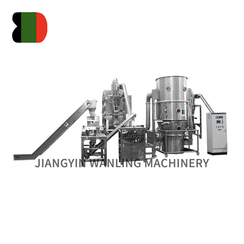 WFL Cocos Granula faciens fluidi lecto granulator